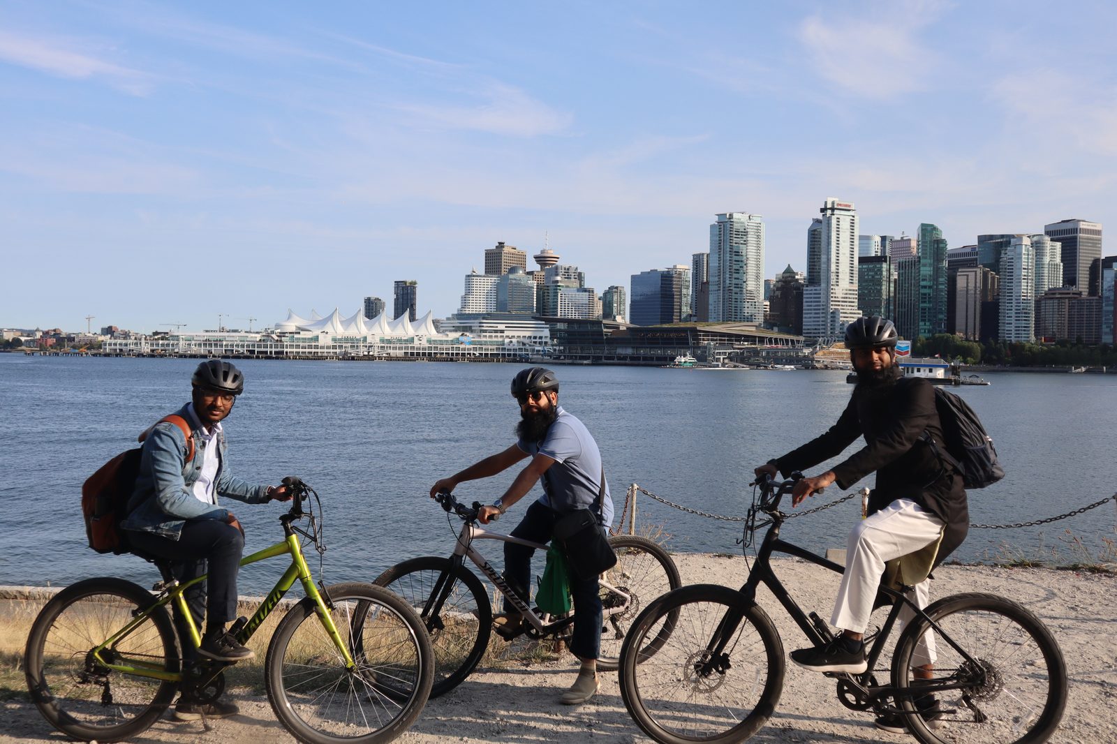 Exploring Vancouver on the sidelines